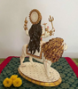 Goddess Durga Idol on Lion – Hindu Mata Statue for Navratri, Pooja, Temple & Spiritual Home Decor (BLACKLUXE CRAFTS) - BLACKLUXECRAFTS