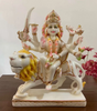 Goddess Durga Idol on Lion – Multi-Armed Mata Murti for Navratri, Temple, Pooja & Spiritual Home Decor (BLACKLUXE CRAFTS) - BLACKLUXECRAFTS