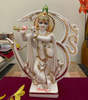 White Marble Look Lord Krishna Statue with Flute – Hindu God Idol for Home Temple, Spiritual Decor & Indian Gift
(BLACKLUXE CRAFTS) - BLACKLUXECRAFTS
