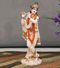 Lord Krishna Playing Flute Statue with Garland – Handmade Hindu God Idol for Home Decor, Temple & Spiritual Gift
(BLACKLUXE CRAFTS) - BLACKLUXECRAFTS