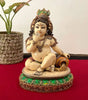 Baby Krishna Statue Eating Butter – Bal Gopal Hindu God Idol for Home Temple, Pooja Decor & Spiritual Gift
(BLACKLUXE CRAFTS) - BLACKLUXECRAFTS