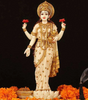 Goddess Lakshmi Maa Statue – Handmade Hindu Devi Idol of Wealth & Prosperity for Home Temple, Pooja & Spiritual Gift (BLACKLUXE CRAFTS) - BLACKLUXECRAFTS