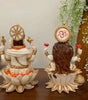Luxury Marble Lakshmi & Ganesha Idol Set – Handcrafted Hindu Statues for Home Temple & Festival Décor (BLACKLUXE CRAFTS) - BLACKLUXECRAFTS