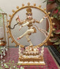 Handcrafted Marble Nataraja Idol – Lord Shiva Dancing Statue for Home Décor & Pooja (BLACKLUXE CRAFTS) - BLACKLUXECRAFTS