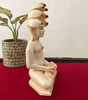 Handcrafted Marble Jain Tirthankara Idol – Meditating Statue for Home Temple & Spiritual Décor (BLACKLUXE CRAFTS) - BLACKLUXECRAFTS