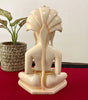 Handcrafted Marble Jain Tirthankara Idol – Meditating Statue for Home Temple & Spiritual Décor (BLACKLUXE CRAFTS) - BLACKLUXECRAFTS