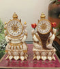Handcrafted Marble Lakshmi & Ganesha Idols Set – Hindu Deity Statues for Home Temple & Pooja Décor (BLACKLUXE CRAFTS) - BLACKLUXECRAFTS