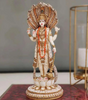 Handcrafted Lord Vishnu Idol with Sheshnag – Hindu God of Protection & Prosperity – Resin Figurine for Home Temple, Meditation & Gifting (BLACKLUXE CRAFTS) - BLACKLUXECRAFTS