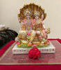 Handcrafted Lakshmi Narayan Idol Statue – Lord Vishnu with Goddess Lakshmi under Sheshnag – Resin Figurine for Home Temple & Gifting (BLACKLUXE CRAFTS) - BLACKLUXECRAFTS