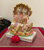 Handcrafted Lakshmi Narayan Idol Statue – Lord Vishnu with Goddess Lakshmi under Sheshnag – Resin Figurine for Home Temple & Gifting (BLACKLUXE CRAFTS) - BLACKLUXECRAFTS