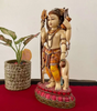 Handcrafted Lord Dattatreya Idol Statue – Hindu God Trinity (Brahma, Vishnu, Shiva) – Resin Figurine for Home Temple, Meditation & Gifting (BLACKLUXE CRAFTS) - BLACKLUXECRAFTS