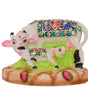 Handcrafted Kamdhenu Cow and Calf Idol – Colorful Decorated Sacred Cow Statue for Home Temple & Gifting (BLACKLUXE CRAFTS) - BLACKLUXECRAFTS