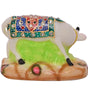 Handcrafted Kamdhenu Cow and Calf Idol – Colorful Decorated Sacred Cow Statue for Home Temple & Gifting (BLACKLUXE CRAFTS) - BLACKLUXECRAFTS
