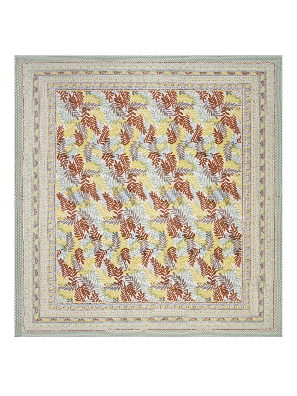 Handmade Indian Cotton Bedsheet with Pillow Covers – Block Print Leaf Design, Queen Size, Soft & Breathable Bedding – Ethically Made in Indian (BLACKLUXE CRAFTS) - BLACKLUXECRAFTS