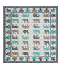 Handmade Cotton Elephant Print Bedsheet with Pillow Covers – Block Print Indian Ethnic Bedding – Queen/King Size Bedspread – Boho Home Decor from India (BLACKLUXE CRAFTS) - BLACKLUXECRAFTS