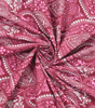 Handmade Pink Paisley Cotton Bed Sheet with Pillow Covers – Indian Block Print King Size Bedding – Ethnic Bohemian Home Décor (BLACKLUXE CRAFTS) - BLACKLUXECRAFTS