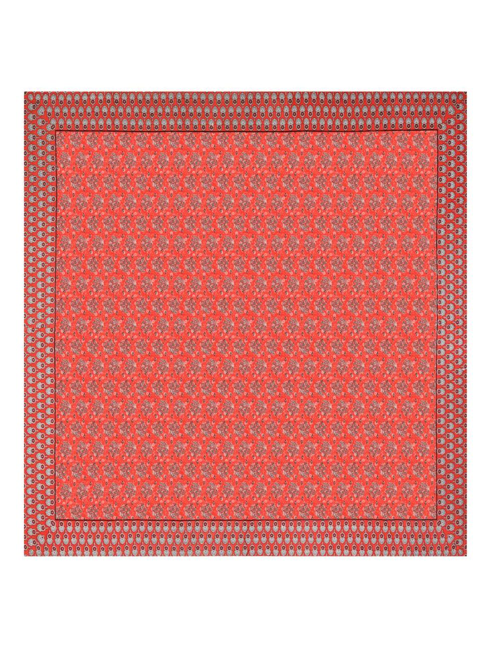 Handmade Red Floral Cotton Bedsheet with Pillow Covers | Traditional Indian Block Print King Size Bedspread | Boho Bedroom Décor (BLACKLUXE CRAFTS) - BLACKLUXECRAFTS