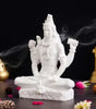 White Lord Shiva Idol | Mahadev Statue for Home Décor & Meditation | Hindu God Figurine (BLACKLUXE CRAFTS) - BLACKLUXECRAFTS
