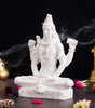 White Marble Look Lord Shiva Statue – Hindu God Figurine for Meditation, Yoga, Spiritual Home Décor & Gifts (BLACKLUXE CRAFTS) - BLACKLUXECRAFTS