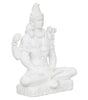 White Marble Look Lord Shiva Statue – Hindu God Figurine for Meditation, Yoga, Spiritual Home Décor & Gifts (BLACKLUXE CRAFTS) - BLACKLUXECRAFTS