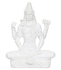 White Marble Look Lord Shiva Statue – Hindu God Figurine for Meditation, Yoga, Spiritual Home Décor & Gifts (BLACKLUXE CRAFTS) - BLACKLUXECRAFTS