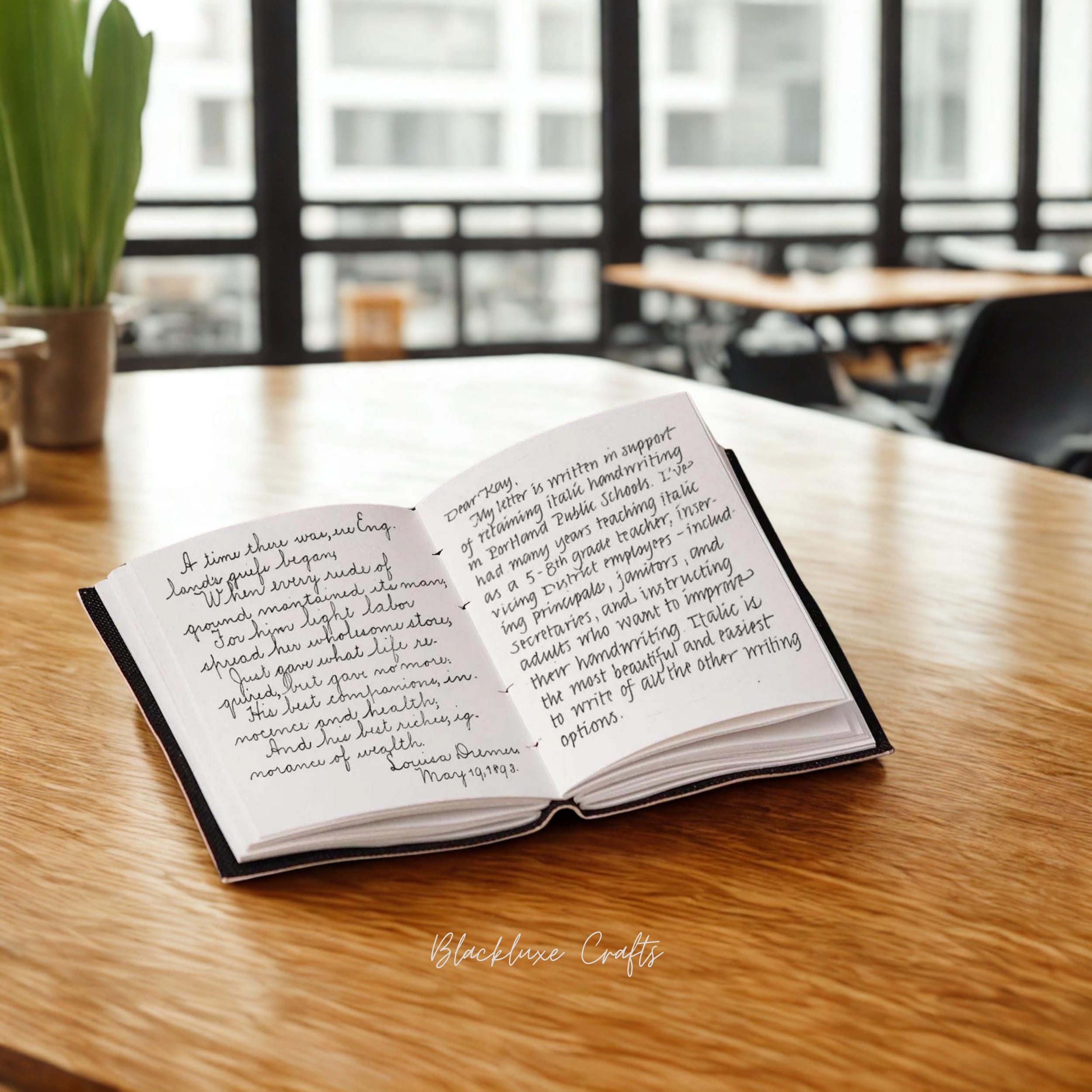 Watercolor Horse Art Journal Handmade Leather Equestrian Diary (BLACKLUXE CRAFTS)