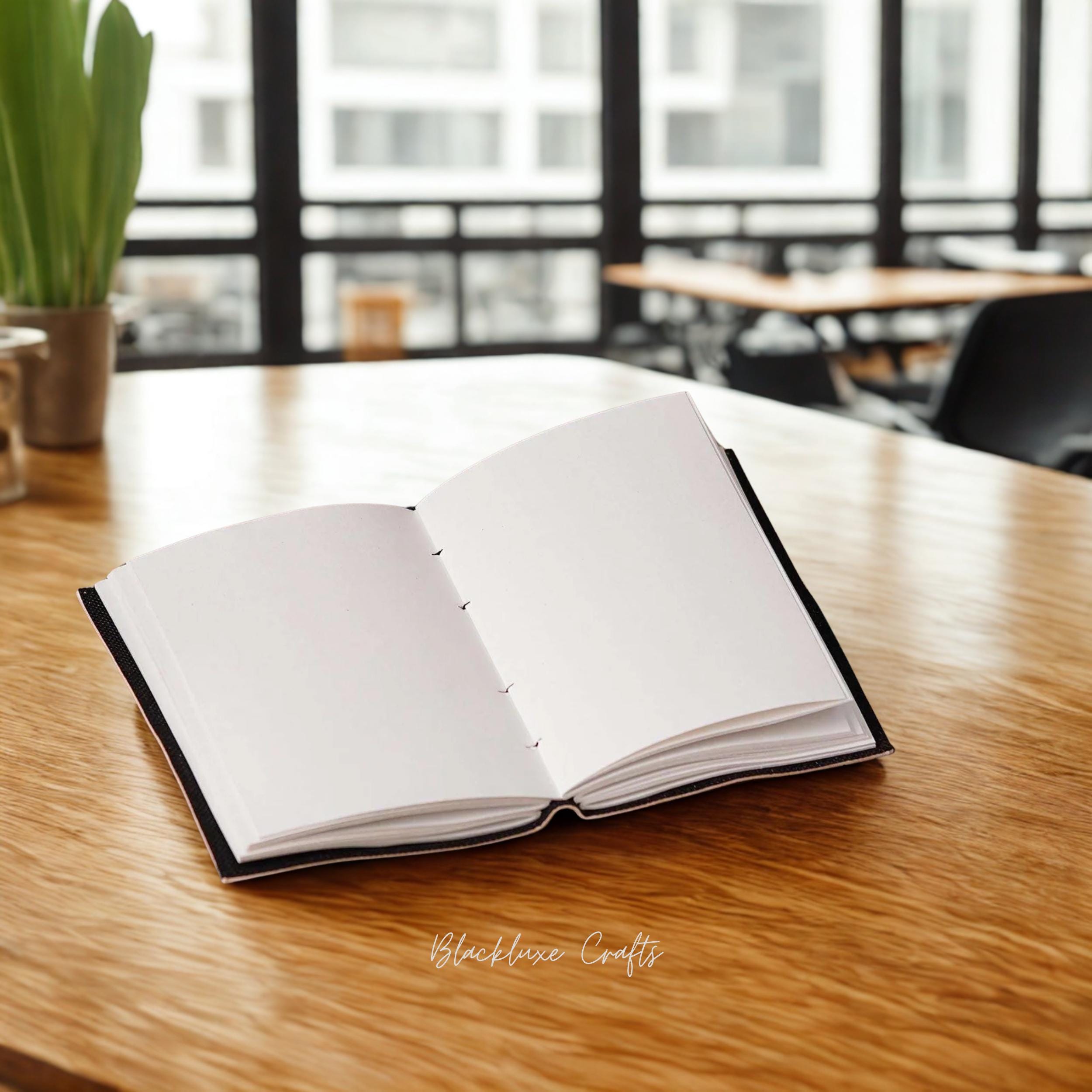 Watercolor Horse Art Journal Handmade Leather Equestrian Diary (BLACKLUXE CRAFTS)