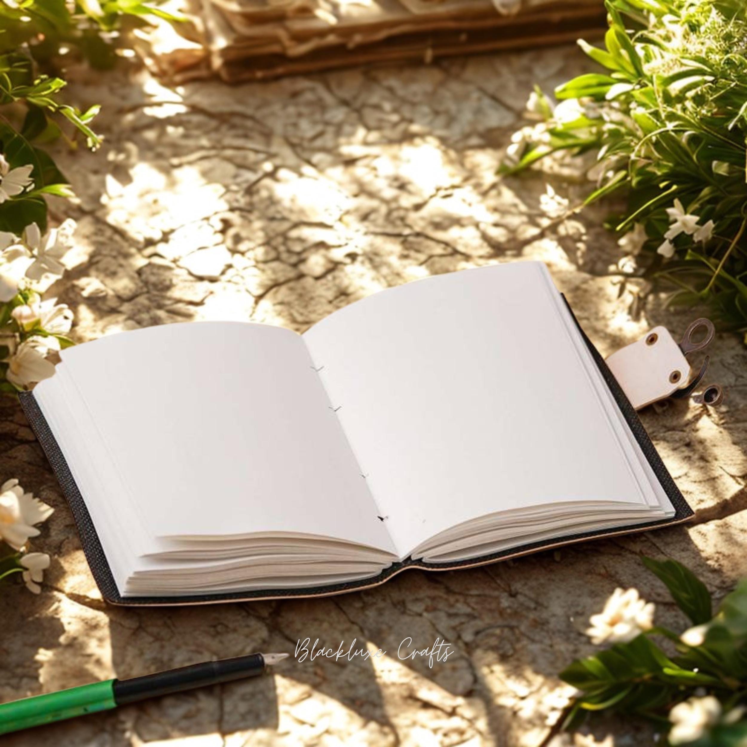 Vintage Bicycle Journal with Lock: Retro Travel Diary, Handmade 200-Page Sketchbook (BLACKLUXE CRAFTS)